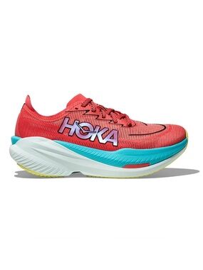 Hoka Mach X2 Men’s Size 9.5 Grapefruit electric coral neon running workout
